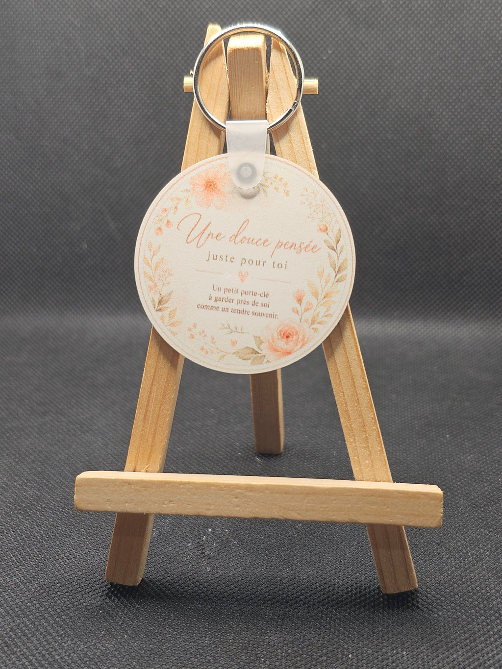 Porte-clé rond personnalisable — 5 cm —