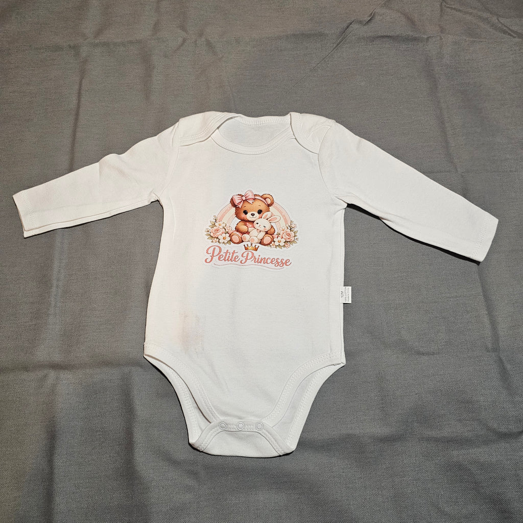 Bodie manches longues personnalisé pour bébé — 12 mois —