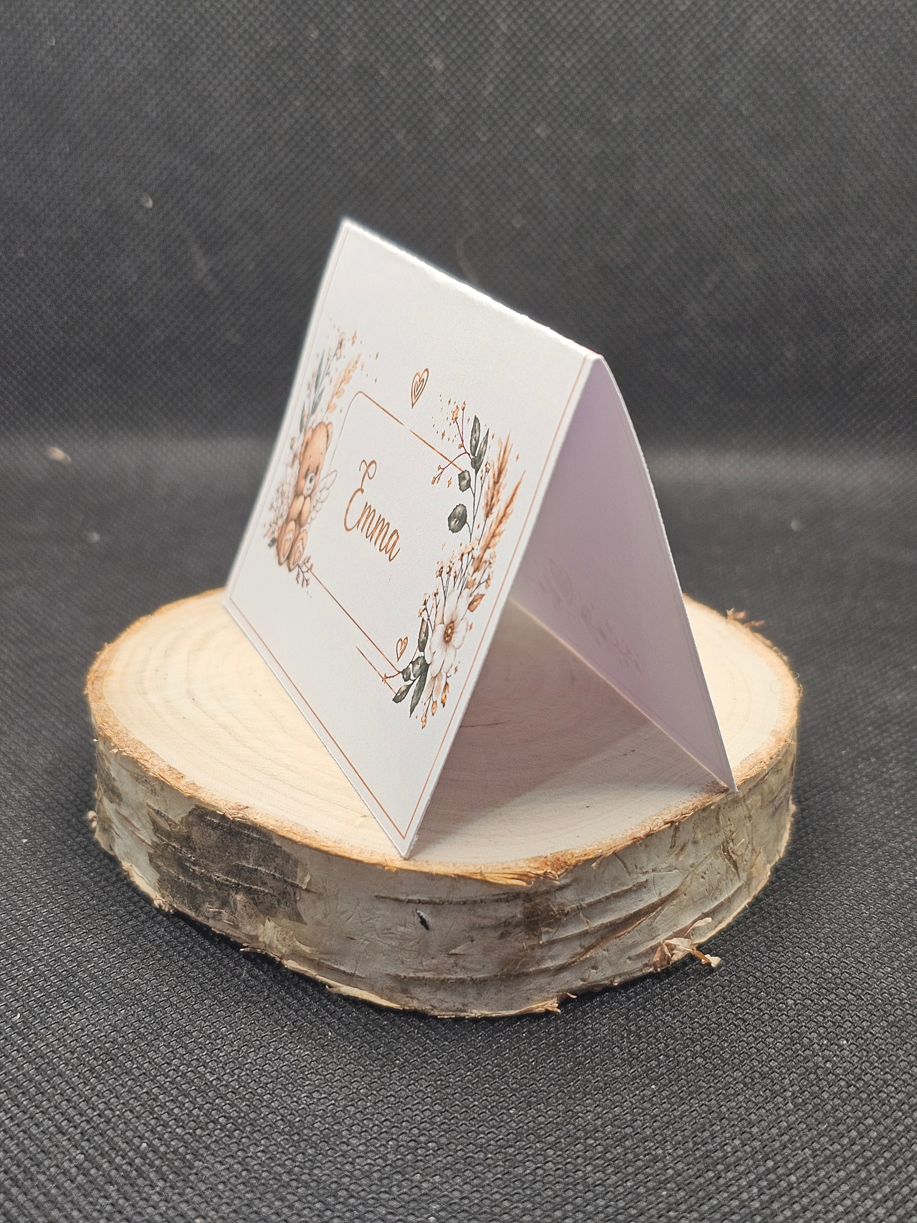 Marque-places chevalet — Douceur Dorée —