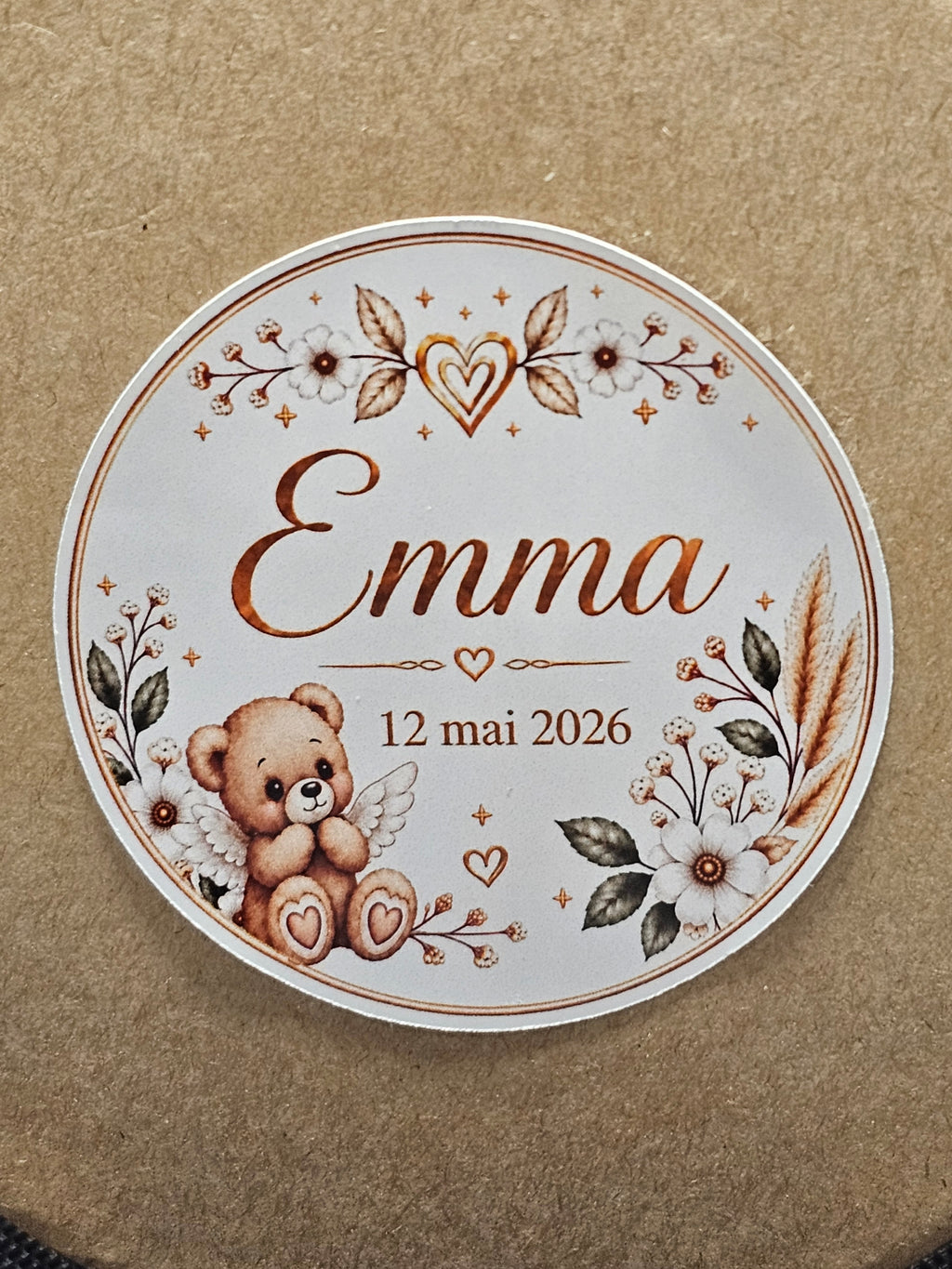 Étiquette ronde personnalisée — Ø 4cm et Ø 5cm —