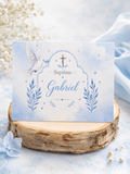 Marque-place Baptême personnalisé 💙
