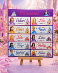 Étiquettes scolaire personnalisées — Thème Princesses  —